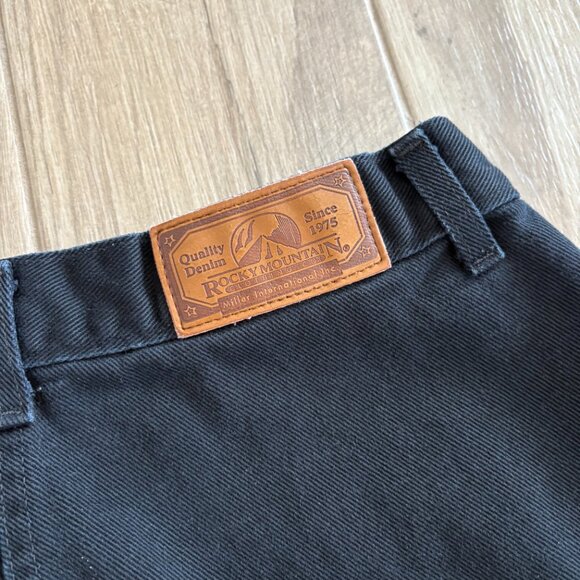 Vintage Rockies Jeans Women's 13/14 Black Bareback Western Rodeo Cowgirl USA - Picture 4 of 8